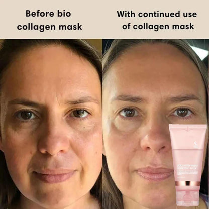 Kollagen Nattmask